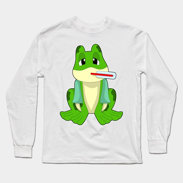 Frog Fever thermometer Long Sleeve T-Shirt by Markus Schnabel